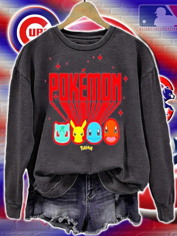Pokmon Retro Pokemon Character Gift T-Shirt sweatshirt