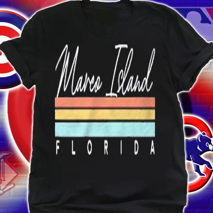 Retro Marco Island Florida Pullover Shirt shirt