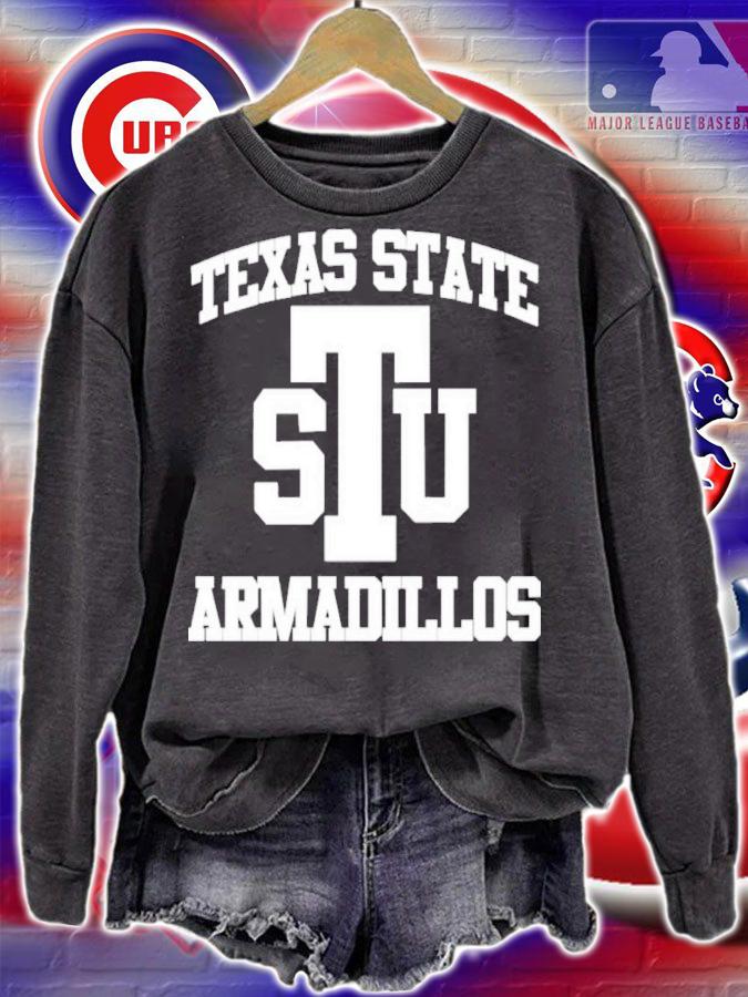 Texas State Armadillos Straight Arrow Ed Gennero Shirt sweatshirt