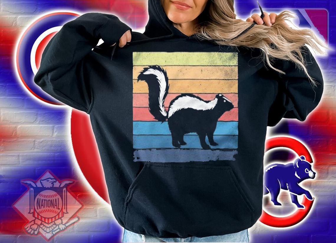 Skunks Wildlife Safari Vintage T-shirt hoodie