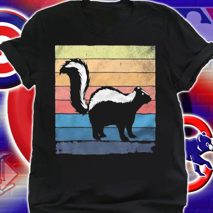 Skunks Wildlife Safari Vintage T-shirt shirt