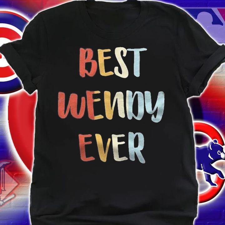 Womens Best Wendy Ever Retro Vintage First Name Gift T-shirt