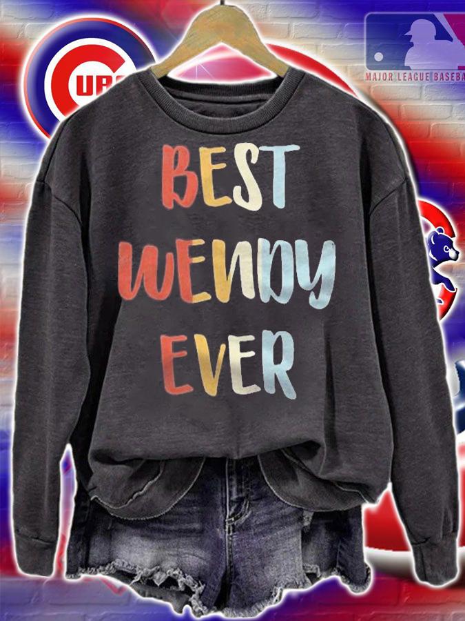 Womens Best Wendy Ever Retro Vintage First Name Gift T-shirt