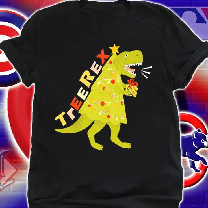 Dinosaur Trex Christmas Tree Shirt shirt