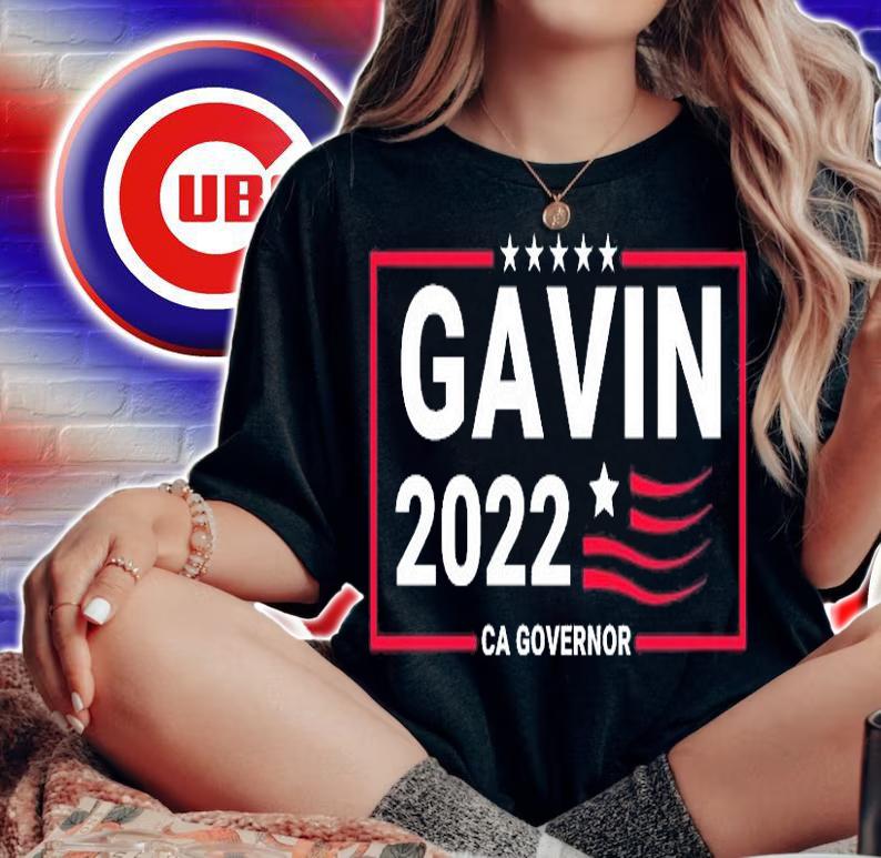Gavin Newsom California Governor 2022 Election California Democrats T-Shirt woman shirt