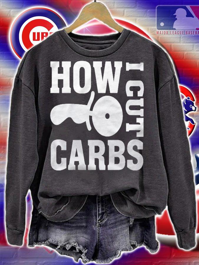How I Cut Carbs Pizza Cutter Funny Food Shirt