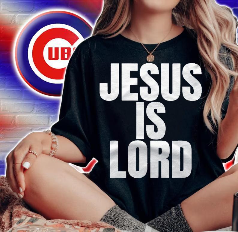 Jesus Is Lord Jesus Is King On The Back Christian Shirt woman shirt