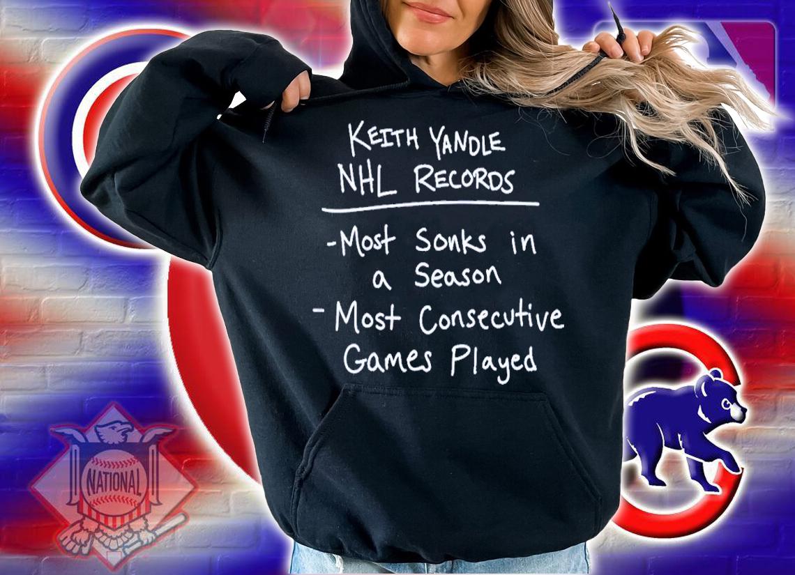 Keith Yandle NHL Records Most Sonk In A Season Shirt hoodie