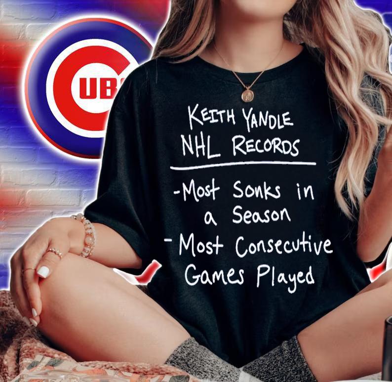 Keith Yandle NHL Records Most Sonk In A Season Shirt woman shirt