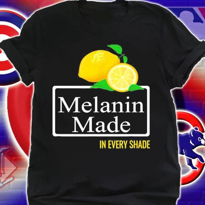 Melanin Made In Every Shade Summer Beach Party Gift T-Shirt shirt