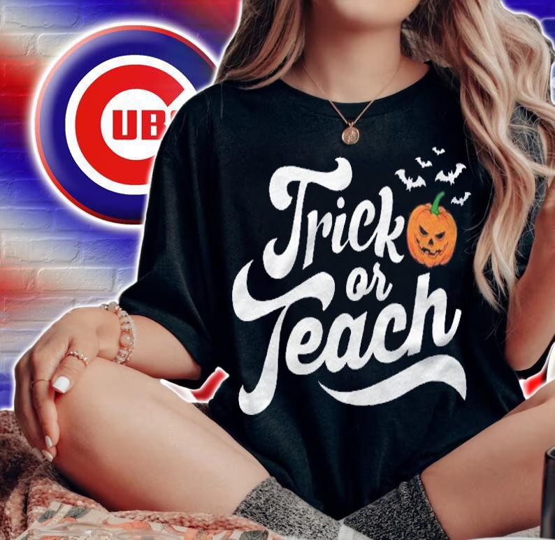 Trick Or Teach Funny Teacher Halloween Gift Shirt
