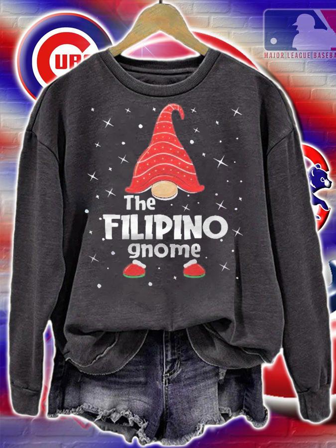 Filipino Gnome Family Matching Christmas Funny Gift Pajama Shirt sweatshirt