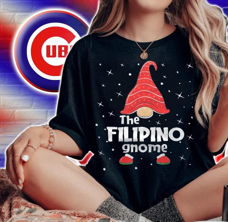 Filipino Gnome Family Matching Christmas Funny Gift Pajama Shirt woman shirt