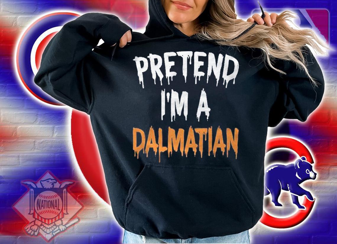 Funny Lazy Halloween Costume Shirt Pretend Im A Dalmatian Pullover Shirt hoodie