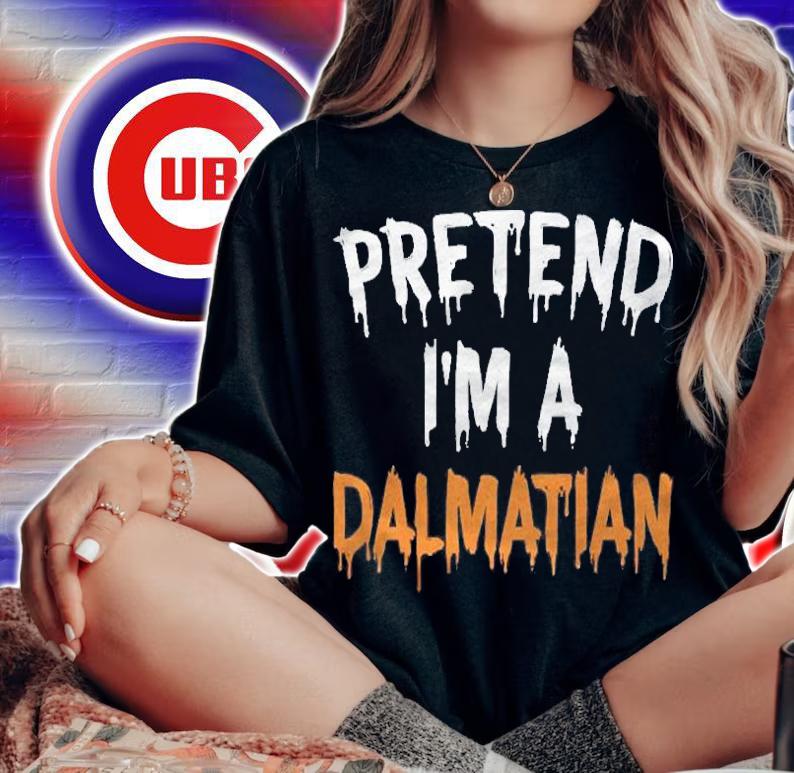 Funny Lazy Halloween Costume Shirt Pretend Im A Dalmatian Pullover Shirt woman shirt