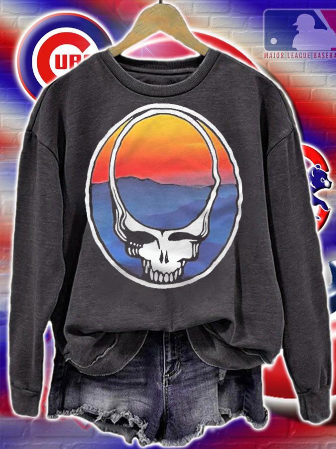 Grateful Dead Mountain Sunset Steal Your Face Shirt sweatshirt