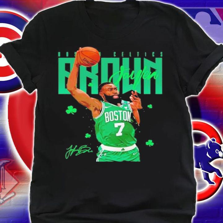 Jaylen Brown Boston Celtics Basketball Signatures Shirt shirt
