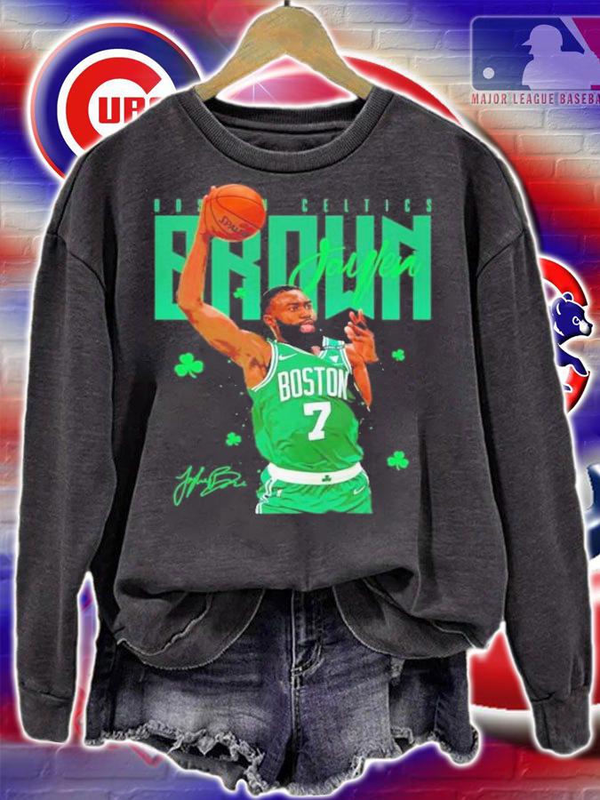 Jaylen Brown Boston Celtics Basketball Signatures Shirt sweatshirt