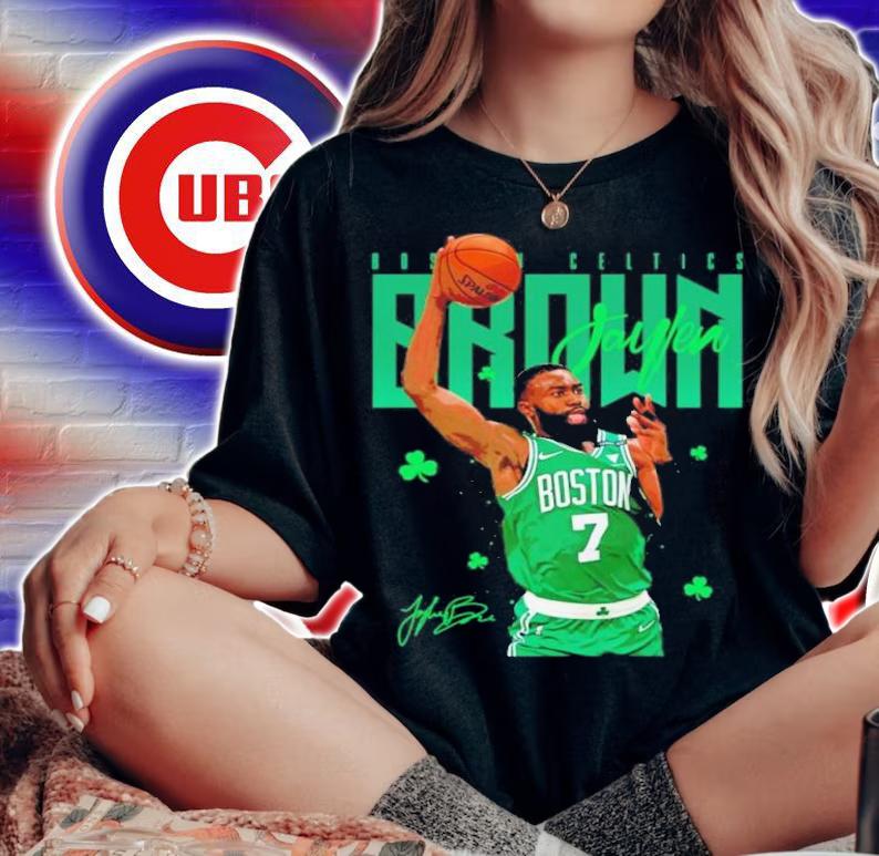 Jaylen Brown Boston Celtics Basketball Signatures Shirt woman shirt