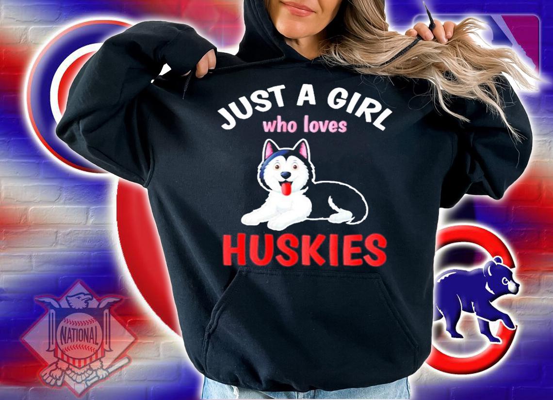 Just A Girl Who Loves Huskies Dog Owner Women Siberian Husky T-Shirt