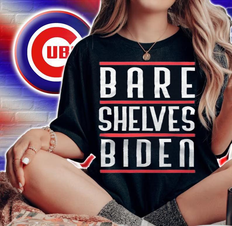 Premium bare Shelves Biden Basic Anti Biden T-Shirt woman shirt