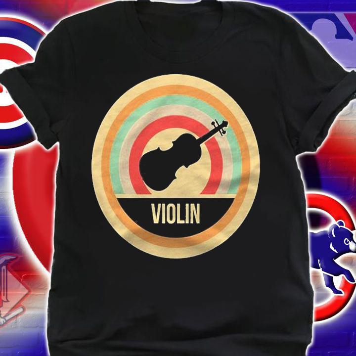 Retro Vintage Violin Gift For Violinists Shirt shirt