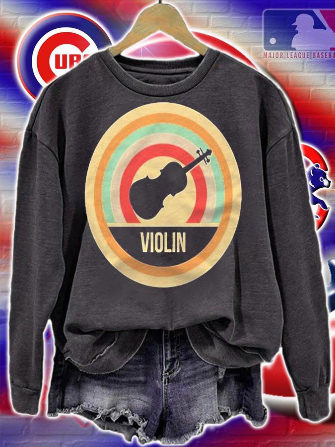 Retro Vintage Violin Gift For Violinists Shirt sweatshirt