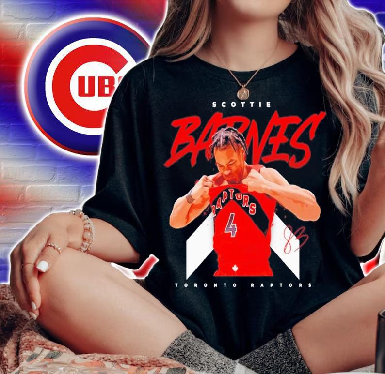Scottie Barnes Toronto Raptors Basketball Shirt woman shirt