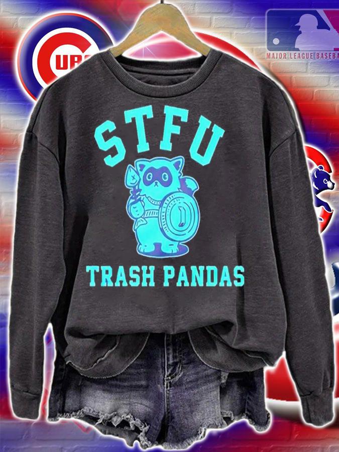 Squad Team Force STFU Mascot Trash Pandas Shirt sweatshirt