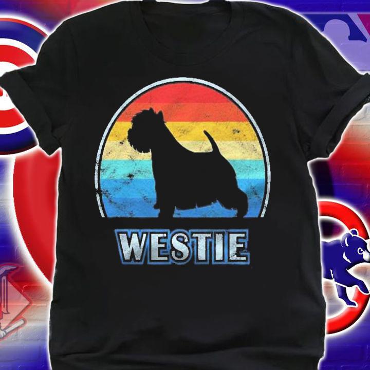 Westie Vintage Design Dog Lover Gift Shirt shirt