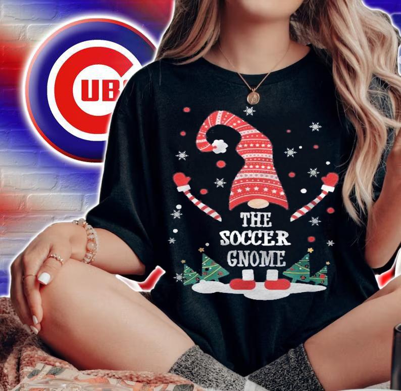 Christmas Matching Pjs For Christmas Or Soccer Gnome Shirt woman shirt