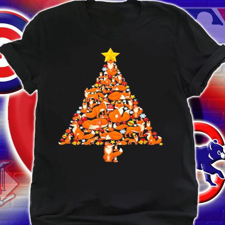 Fox Christmas Tree Shirt shirt