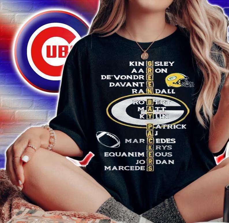 Green Bay Packers Kingsley Aaron De'vondre Davante 2022 T-shirt woman shirt