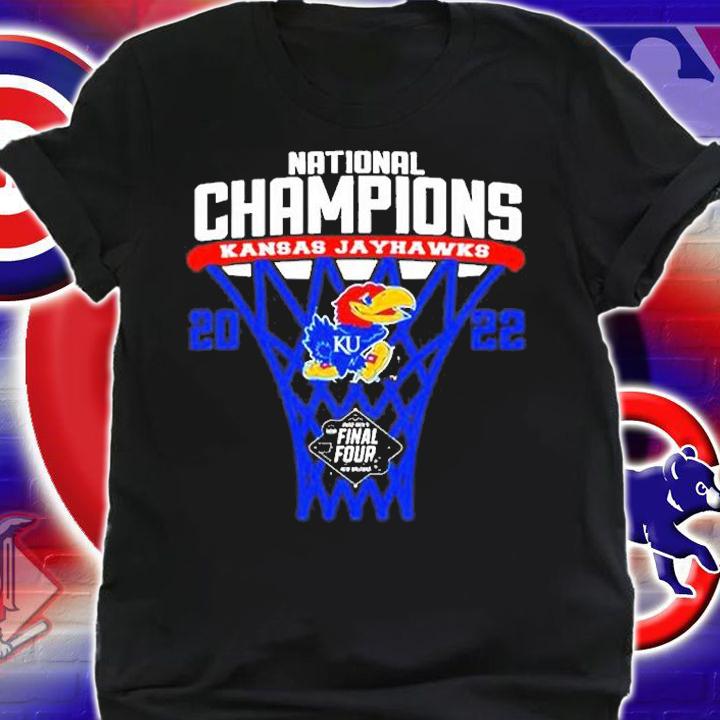 Kansas Jayhawks National Champions 2022 NCAA Divison Mens Basketball T-Shirt