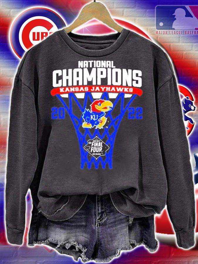 Kansas Jayhawks National Champions 2022 NCAA Divison Mens Basketball T-Shirt