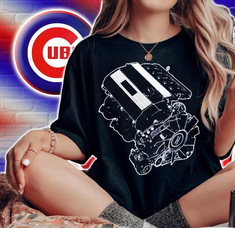 Modern Race Header Inline 6 Na Engine Mechanic T-Shirt woman shirt