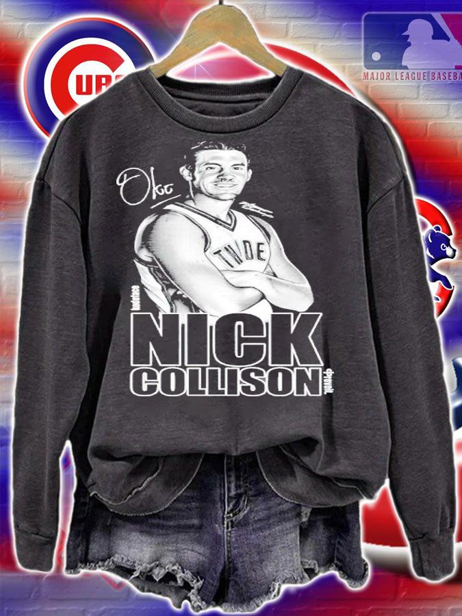 Nick Collison Basketball Signatures Shirt sweatshirt