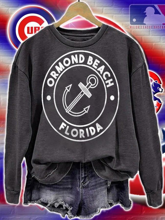 Ormond Beach Florida Souvenirs Pocket Logo T-shirt sweatshirt