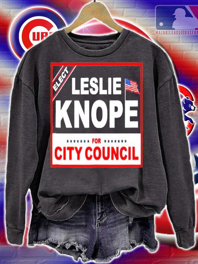 Parks & Recreation Leslie Knope For City Council T-Shirt sweatshirt