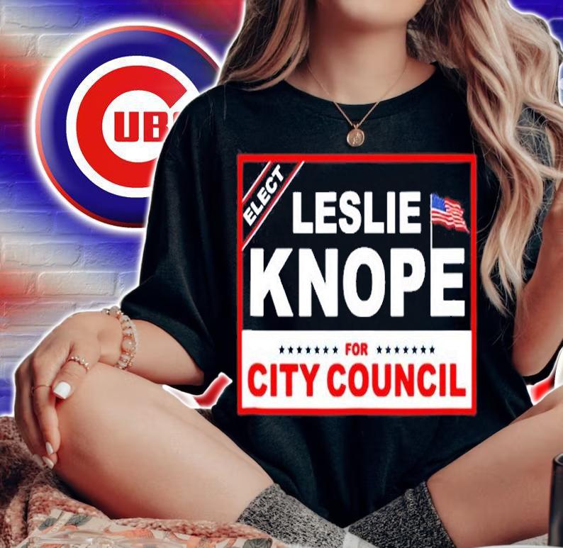 Parks & Recreation Leslie Knope For City Council T-Shirt woman shirt