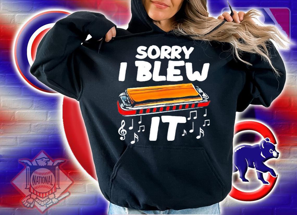 Sorry I Blew It A Funny Harmonica T-Shirt hoodie