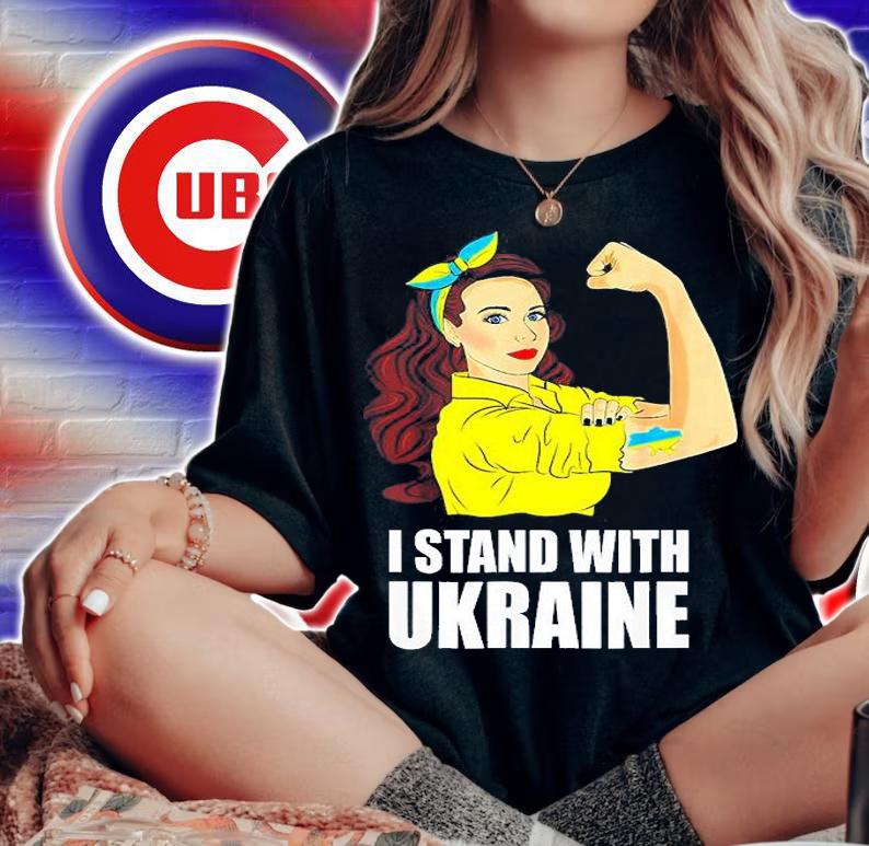Strong I Stand With Ukraine 2022 T-Shirt woman shirt