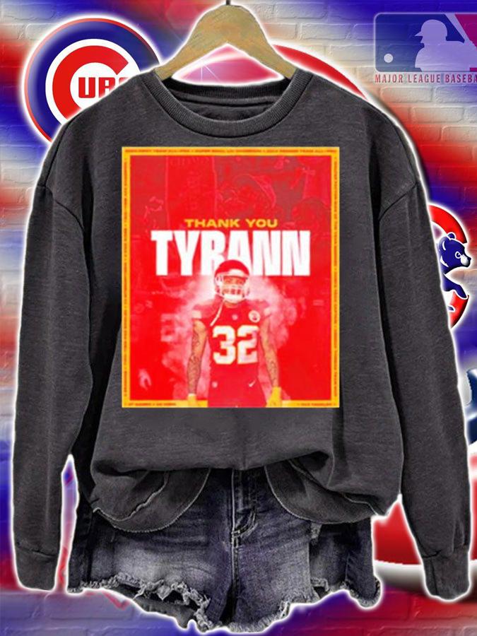 Thank You Tyrann Mathieu 32 Kansas City Chiefs T-Shirt