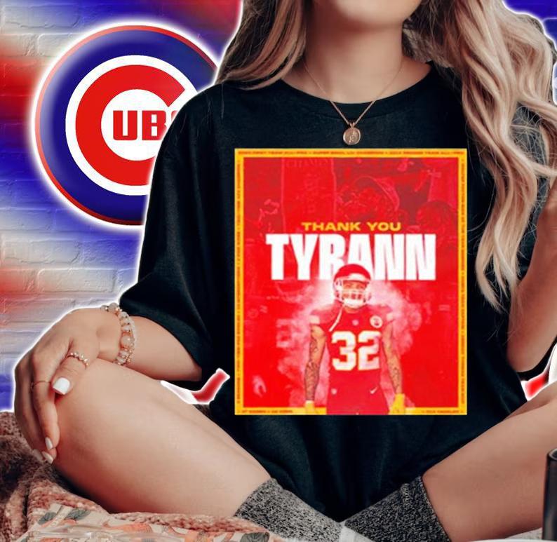 Thank You Tyrann Mathieu 32 Kansas City Chiefs T-Shirt