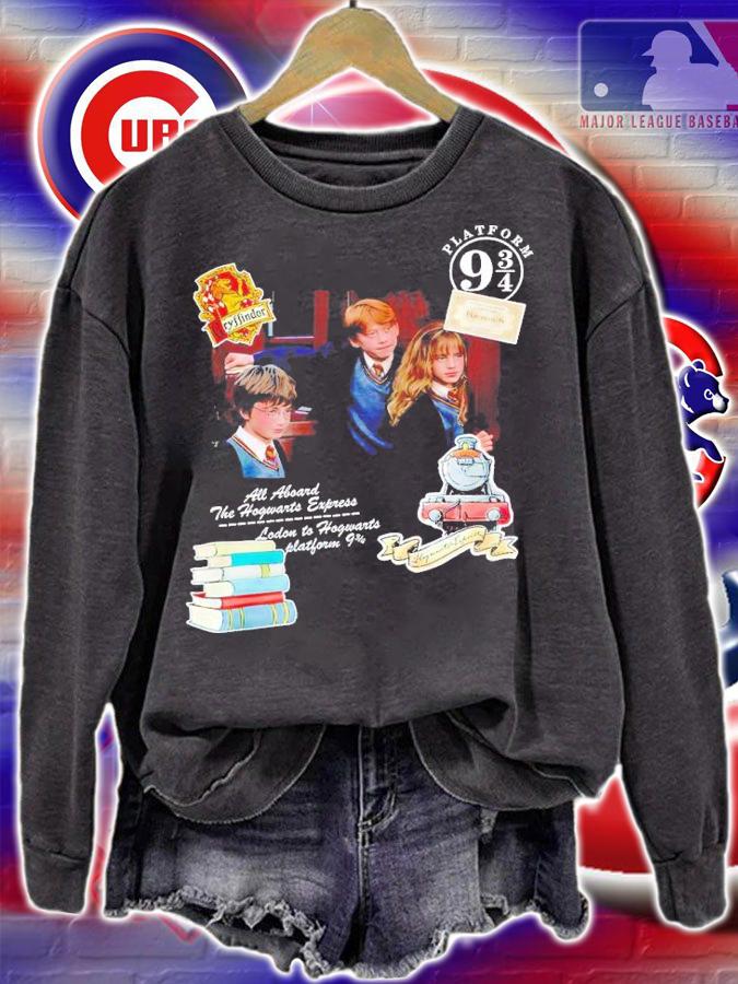 Harry Potter Platform 9 34 All Aboard The Hogwarts Express Shirt sweatshirt