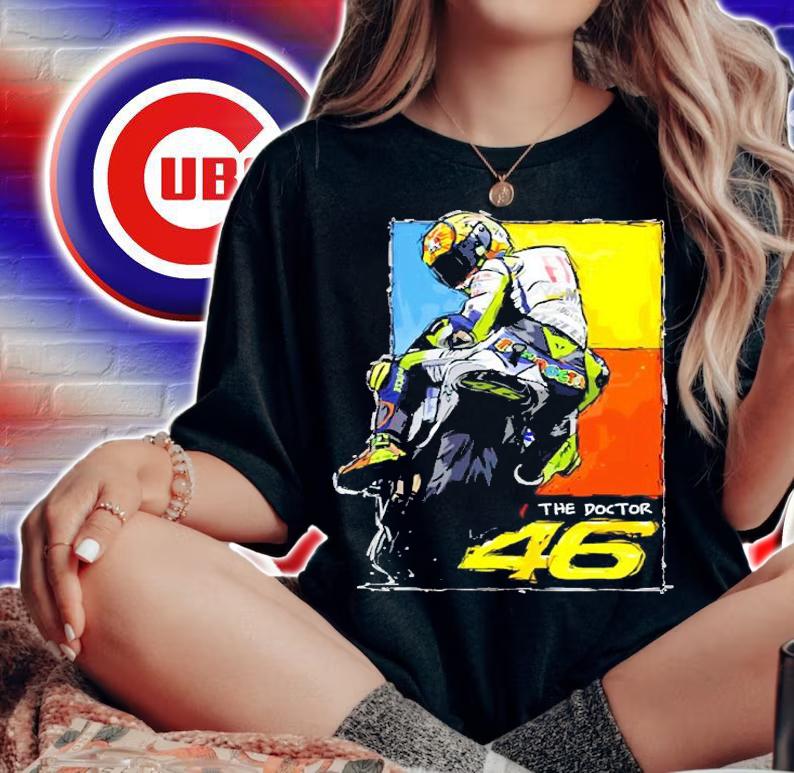 Valentino Rossi retraite main signature shirt woman shirt