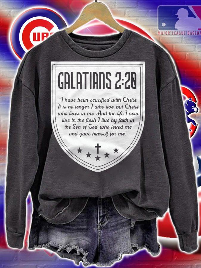Galatians 220 Saint Paul Bible Verse Christian Jesus Christ Pullover Shirt sweatshirt