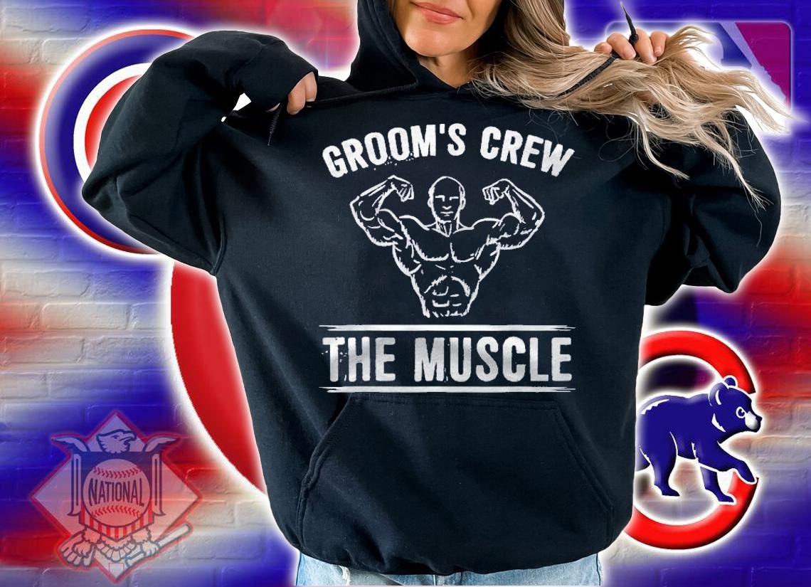 Grooms Crew Bachelor Party Matching Outfit The Muscle Shirt hoodie