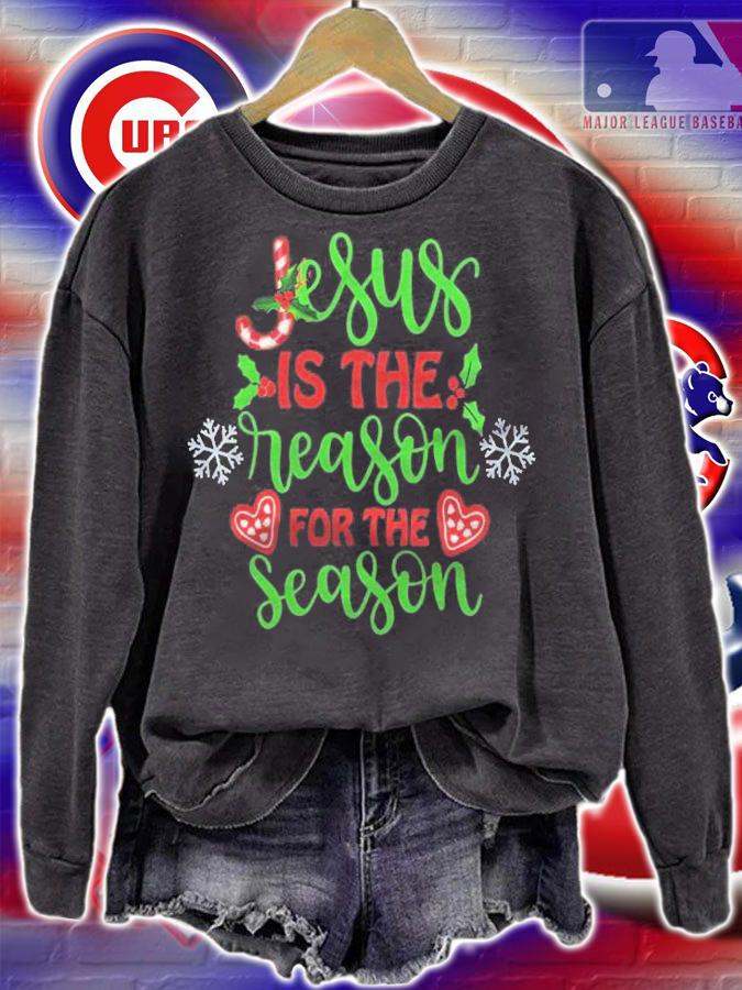 Jesus The Reason Christian Christmas Stocking Stuffer Gifts Shirt sweatshirt