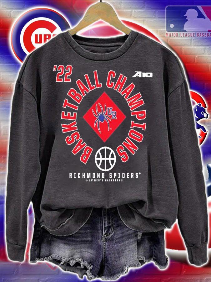 Richmond Spider 2022 Atlantic 10 Men's Basketball Conference Tournament Champions T-Shirt